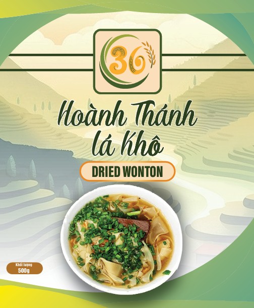 Hoành thánh lá khô